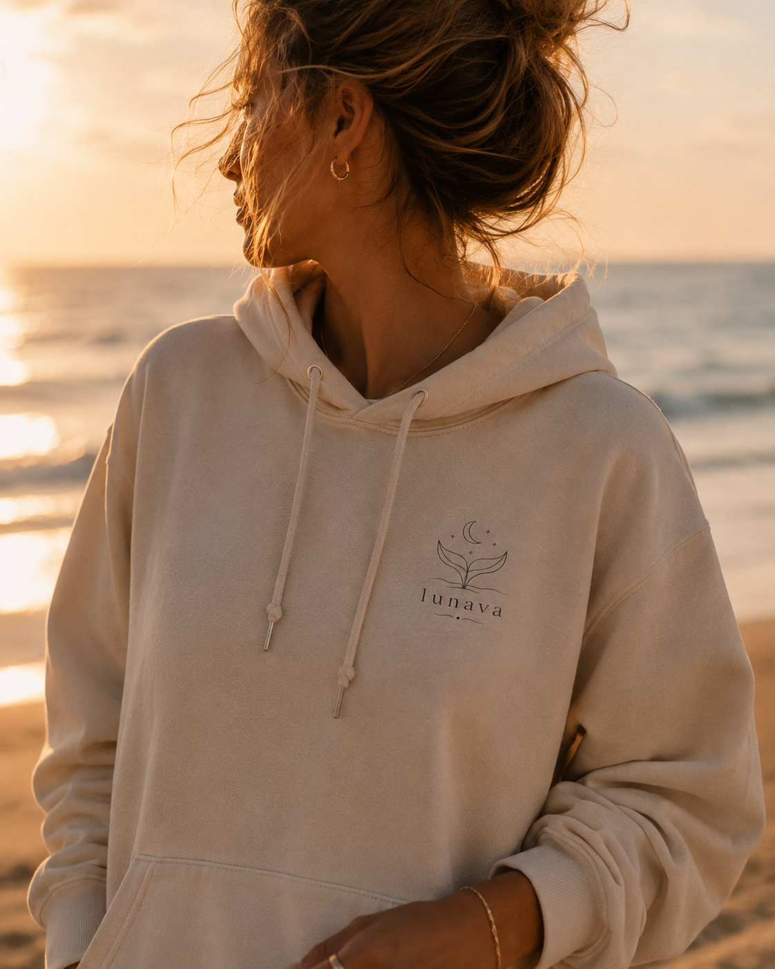 Soft Horizon Hoodie - Die Wellen singen dein Lied für dich ✨