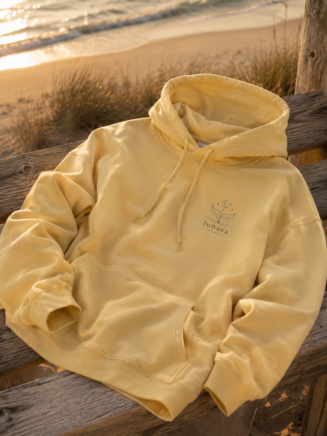 Soft Horizon Hoodie - Die Wellen singen dein Lied für dich ✨
