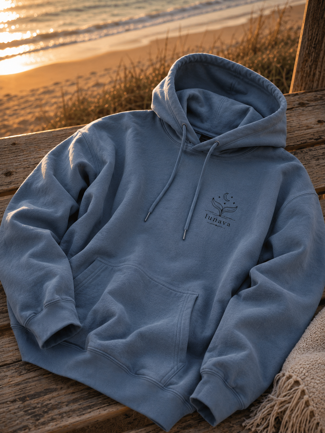 Soft Horizon Hoodie - Die Wellen singen dein Lied für dich ✨