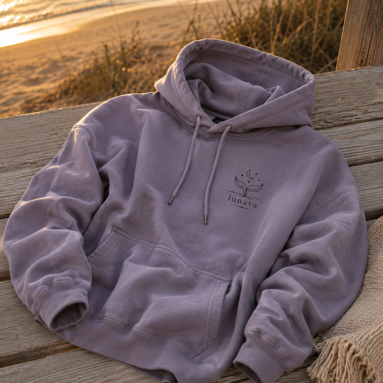 Soft Horizon Hoodie - Die Wellen singen dein Lied für dich ✨