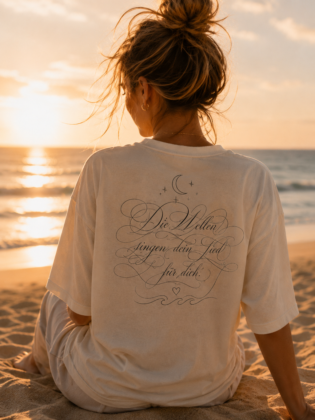 Die Wellen singen dein Lied für dich - Oversized Tee 🌙
