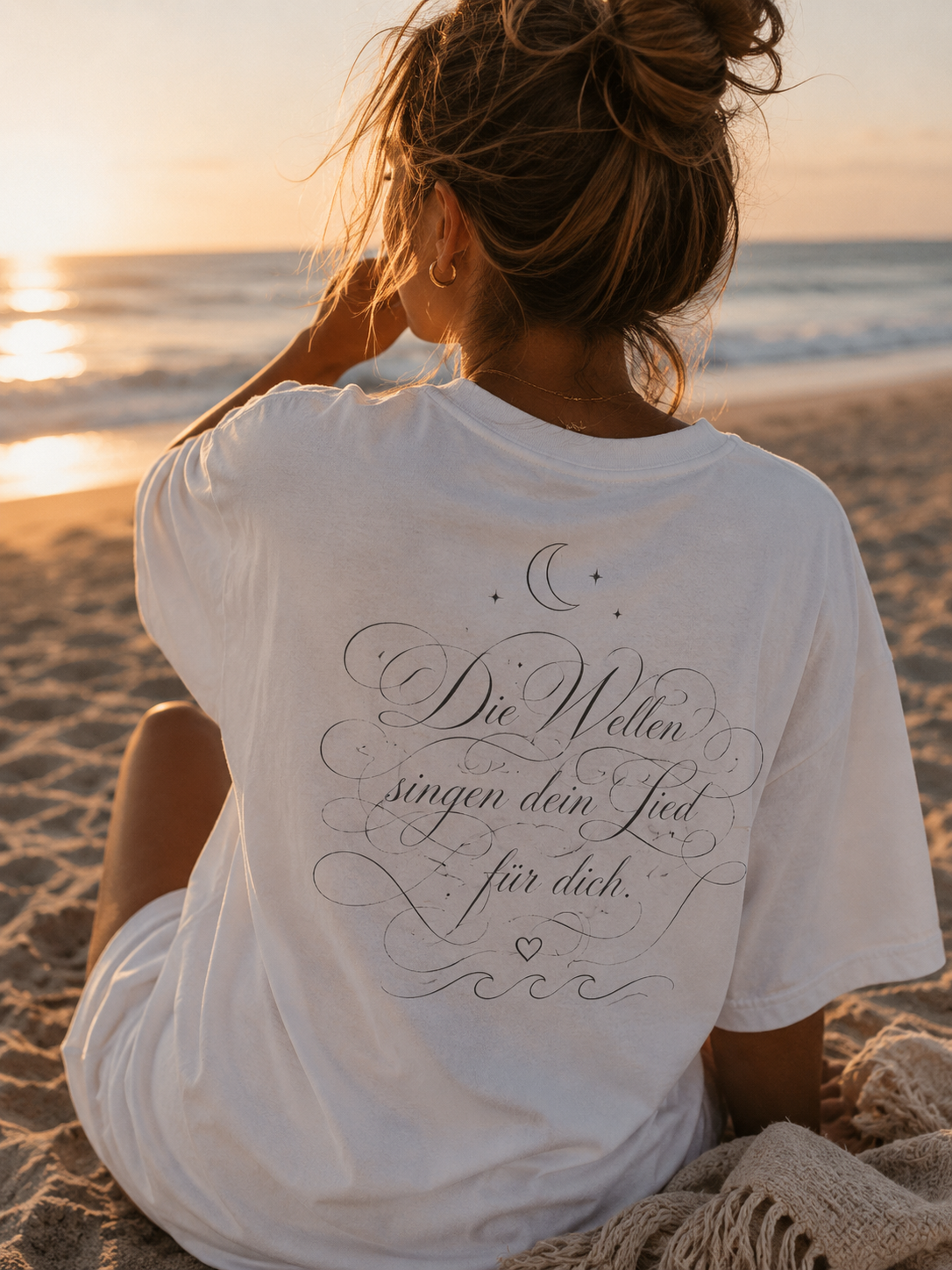 Die Wellen singen dein Lied für dich - Oversized Tee 🌙