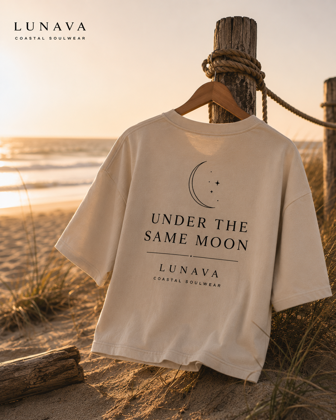 Under The Same Moon - Oversized Tee 🌙