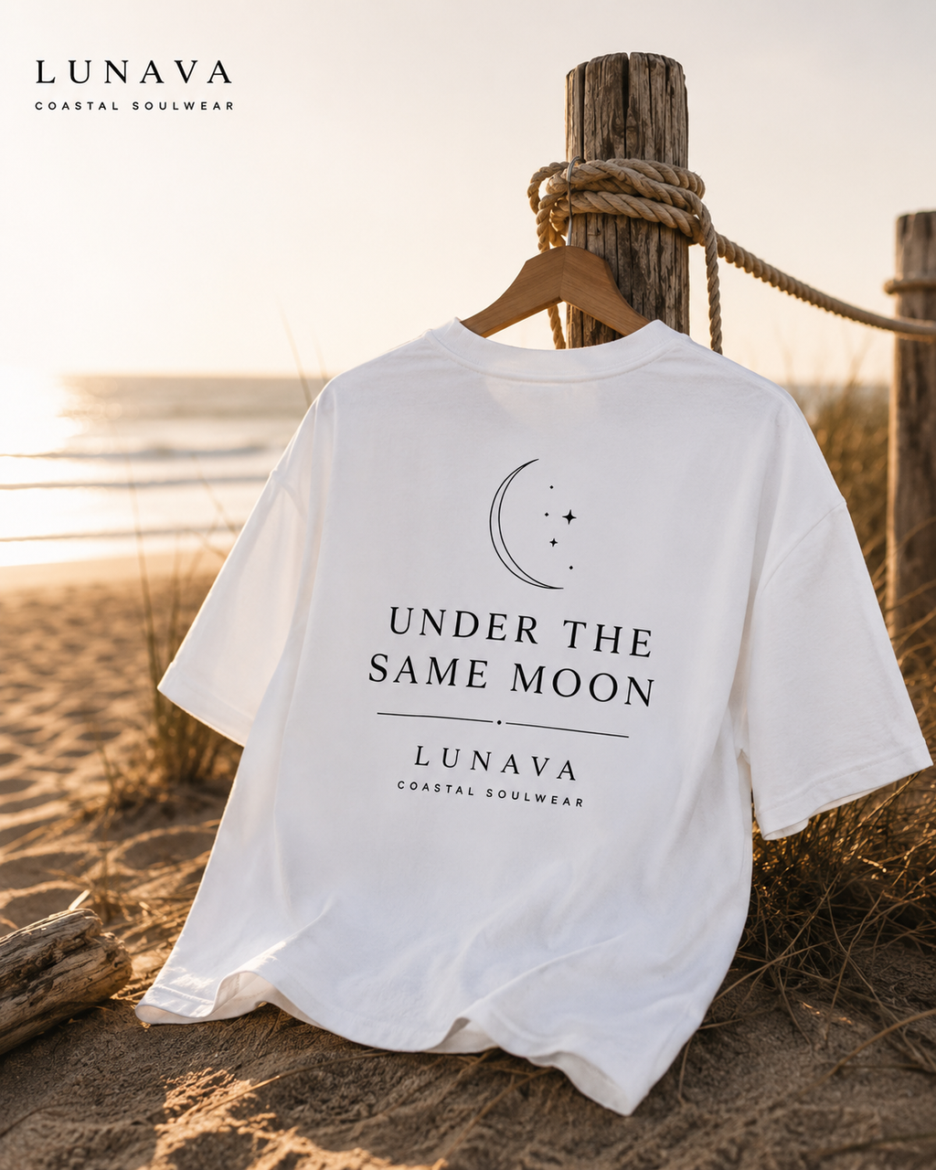 Under The Same Moon - Oversized Tee 🌙