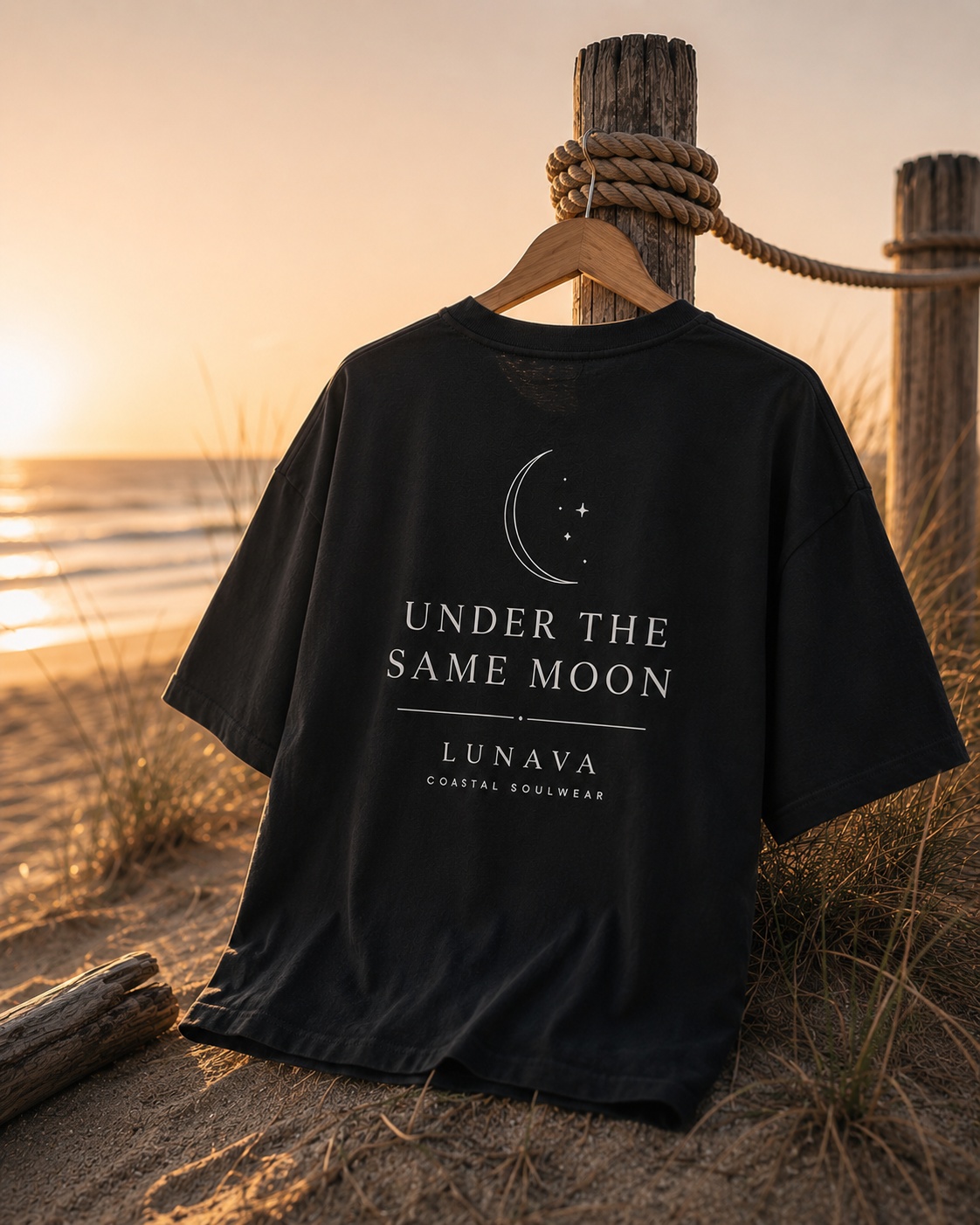 Under The Same Moon - Oversized Tee 🌙
