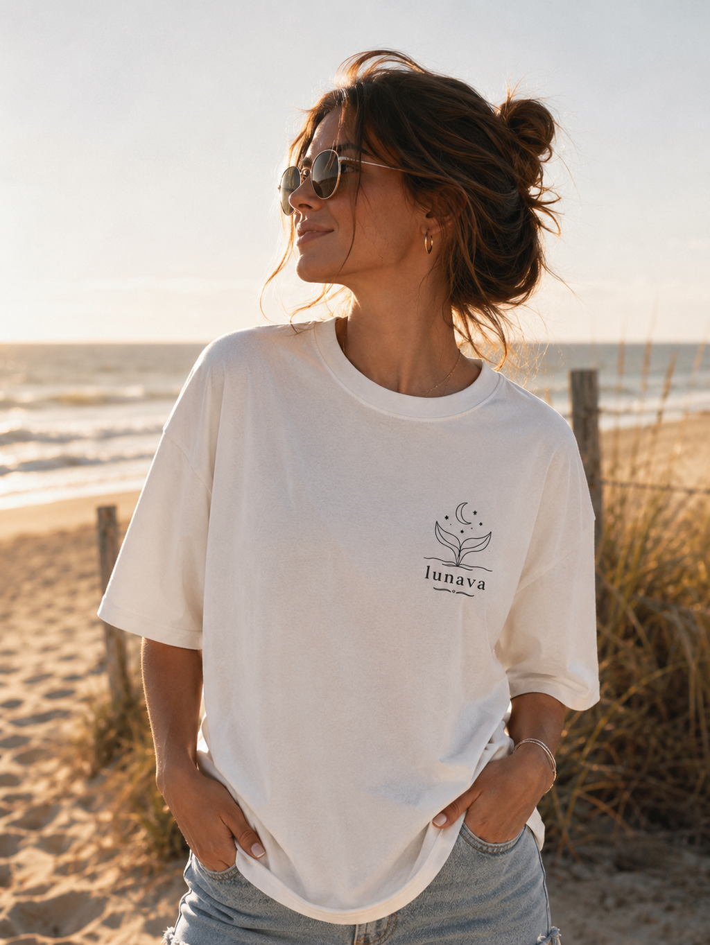 Under The Same Moon - Oversized Tee 🌙