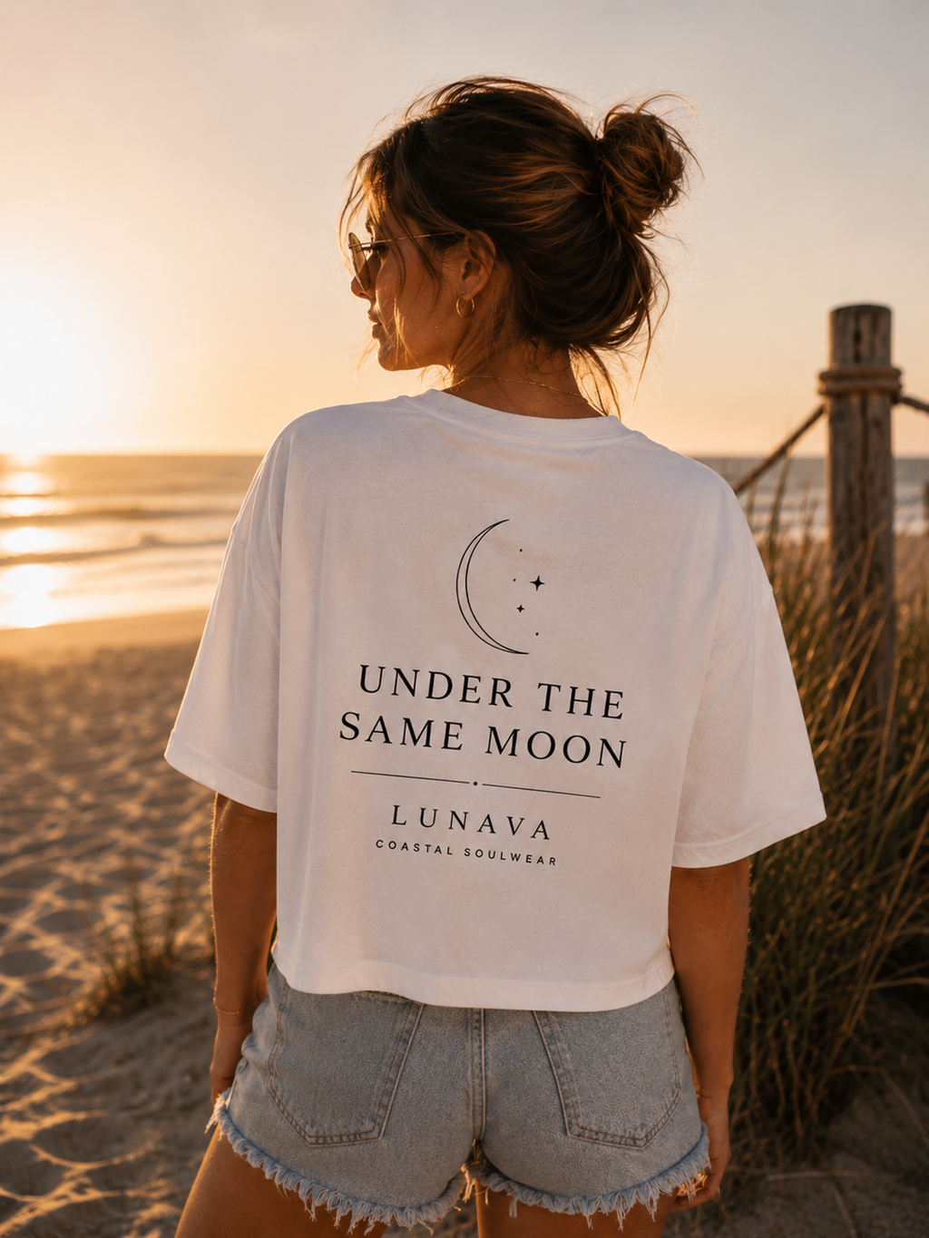 Under The Same Moon - Oversized Tee 🌙
