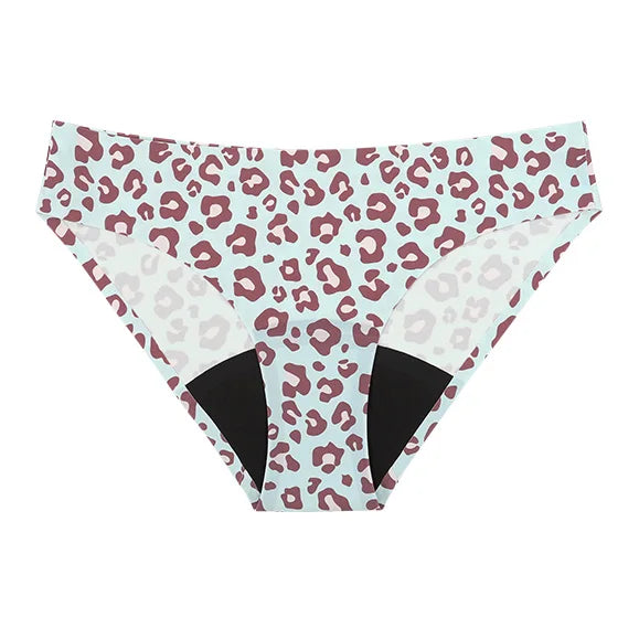 Leopard Menstruations-Slip für Damen – Auslaufsicher & Wiederverwendbar