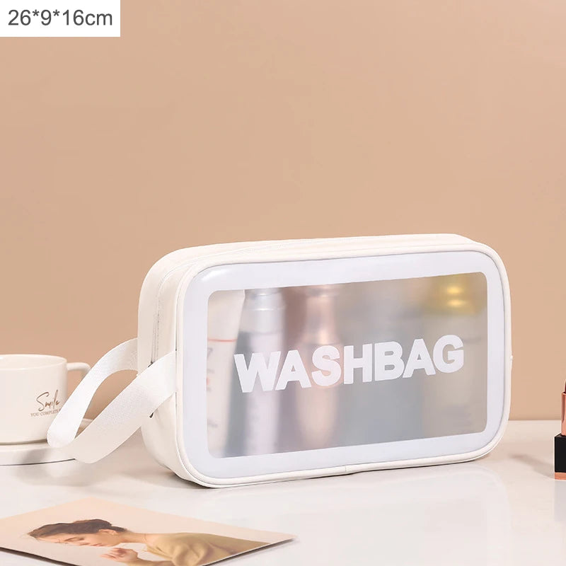 Transparenter Kulturbeutel – wasserdichte Kosmetiktasche