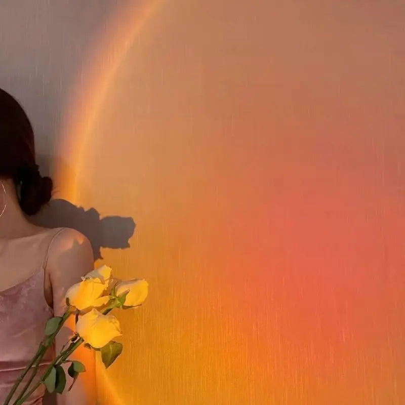 USB Sonnenuntergang Licht – LED Rainbow Neon Nachtlicht