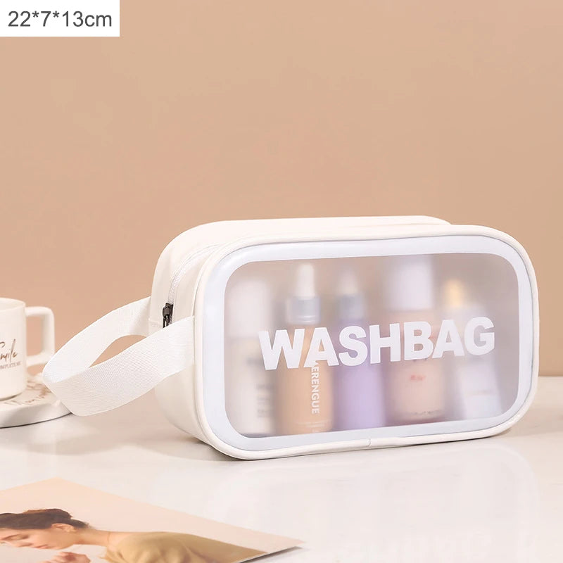 Transparenter Kulturbeutel – wasserdichte Kosmetiktasche