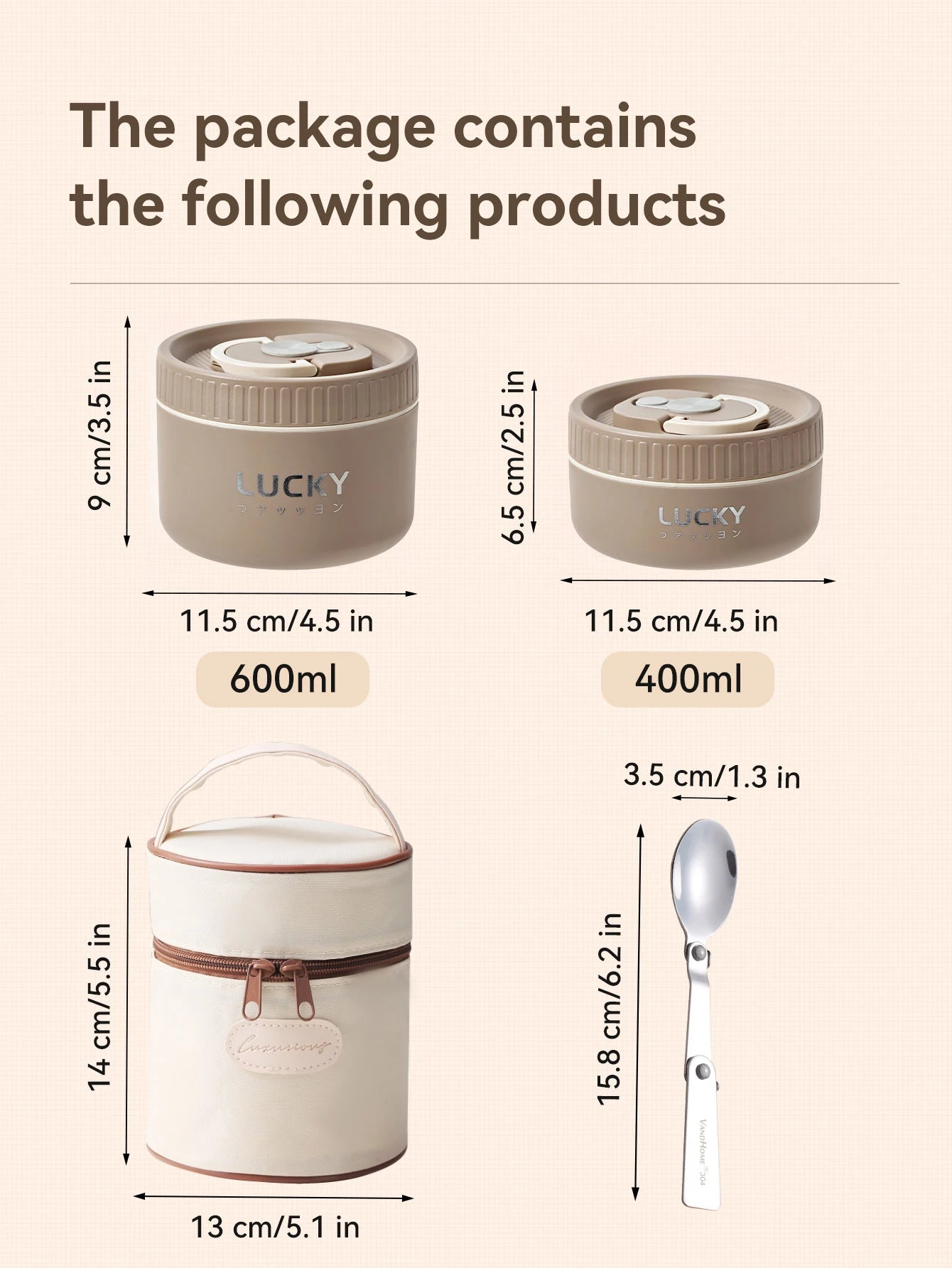 Bento-Lunchbox-Set – Tragbarer Isolierter Lunchbehälter