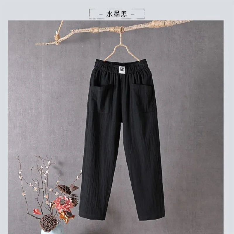 Coastal Breeze Leinenhose aus Baumwolle & Leinen ✨🐚