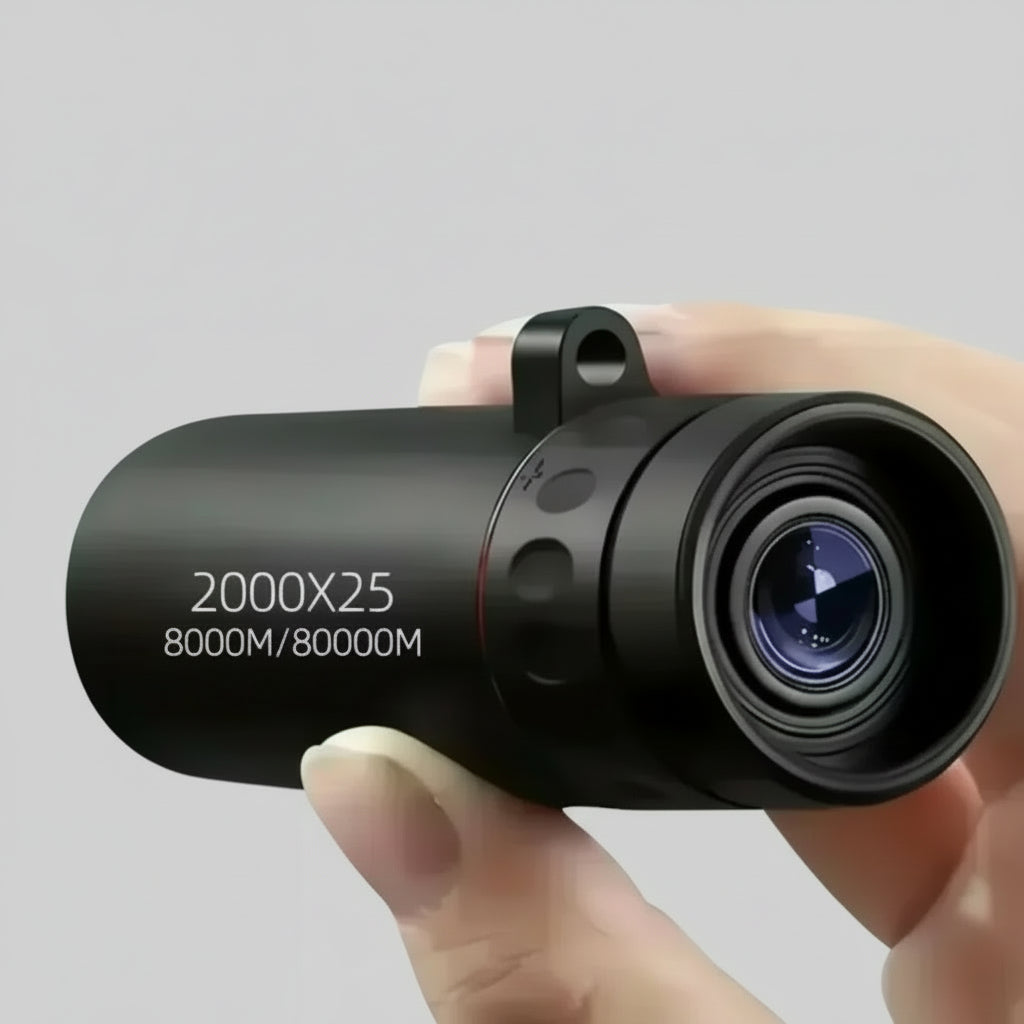 2000x25 HD Monokular-Teleskop – Mini & tragbar