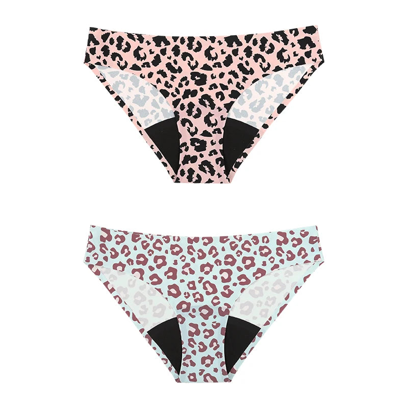 Leopard Menstruations-Slip für Damen – Auslaufsicher & Wiederverwendbar