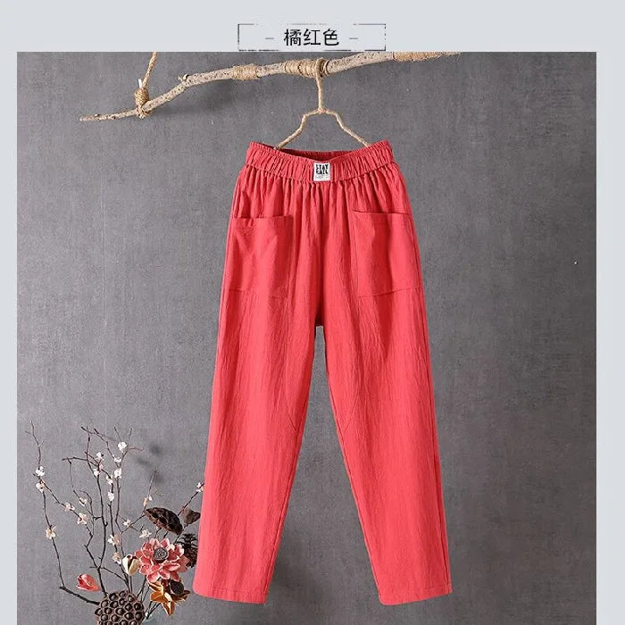 Coastal Breeze Leinenhose aus Baumwolle & Leinen ✨🐚