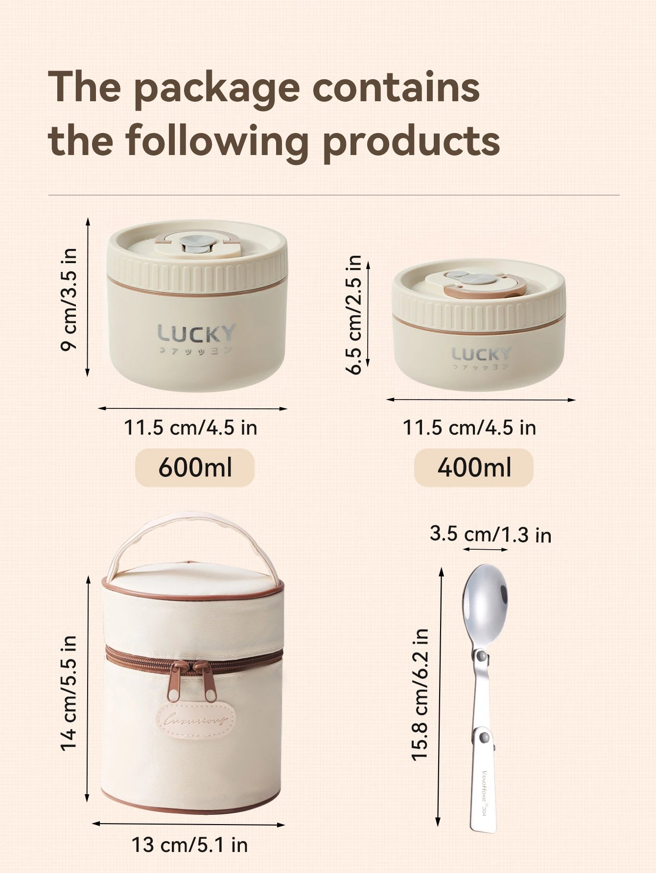 Bento-Lunchbox-Set – Tragbarer Isolierter Lunchbehälter