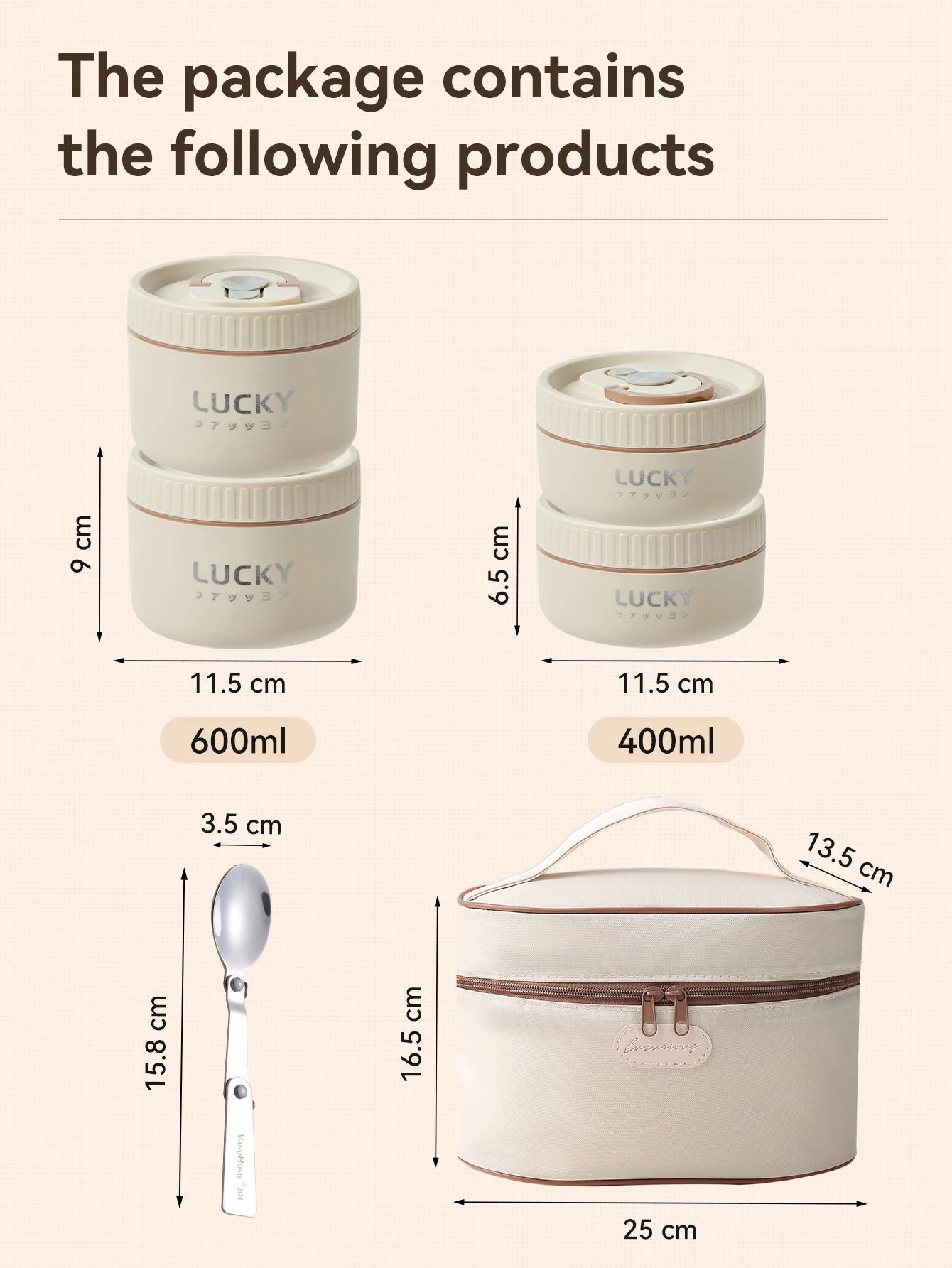 Bento-Lunchbox-Set – Tragbarer Isolierter Lunchbehälter